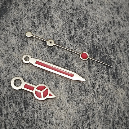 28.5mm NH34 Watch Dial + 4 Pointer Set GMT Mechanical Accessories SUB Watch Dial Modification Parts for NH34 and NH35 Movements