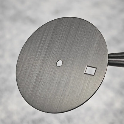 30.5mm Solid Color Watch Dial for NH35 Movement Vertical Pattern Mechanical Watch Faces DIY Watch Repair Accessories