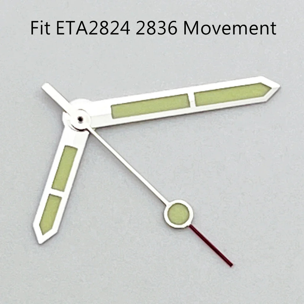 NH35 Hands Silver Watch Hands Fit NH35 NH36 PT5000 ETA2836 2824 DG2813 3804 Miyota8215 8205 821A Movement Watch Accessories