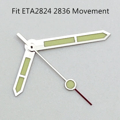 NH35 Hands Silver Watch Hands Fit NH35 NH36 PT5000 ETA2836 2824 DG2813 3804 Miyota8215 8205 821A Movement Watch Accessories