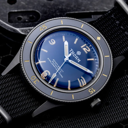 NH35 movt 50 Fathoms Watch THORN SHY033  40MM C3 lume AR Mineral Glass