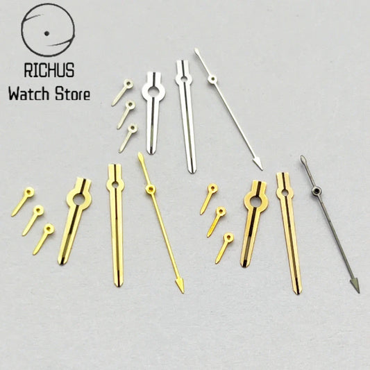 VK63 Watch Hands Silver/Gold/RoseGold Blue Luminous Fit VK63 Quartz 6-Hands Movement Watch Accessories