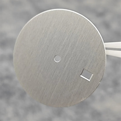 30.5mm Watch Dial DIY Vertical Texture Surface with Date Faces for PP Case Watch Accessories for NH35A / 4R35 Movement