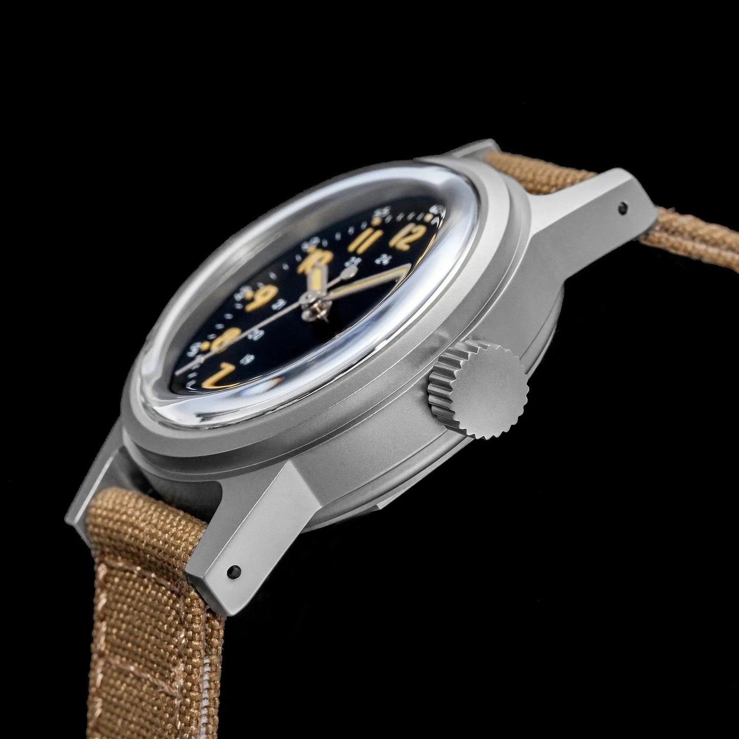 THORN SHY043 36mm  NH35 Automatic Retro Field Military Watch C3 Luminous 10bar