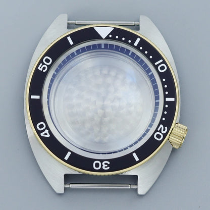 41mm NH35 Watch Case Stainless Steel Accessories For NH35 NH34 Mod Abalone NH36 NH70 Movement 28.5mm Dial Sapphire Crystal Glass