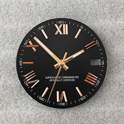 28.5mm NH35 dial Roman dial S Dial Modified Dial for NH35/NH36  Movement Watch accessories