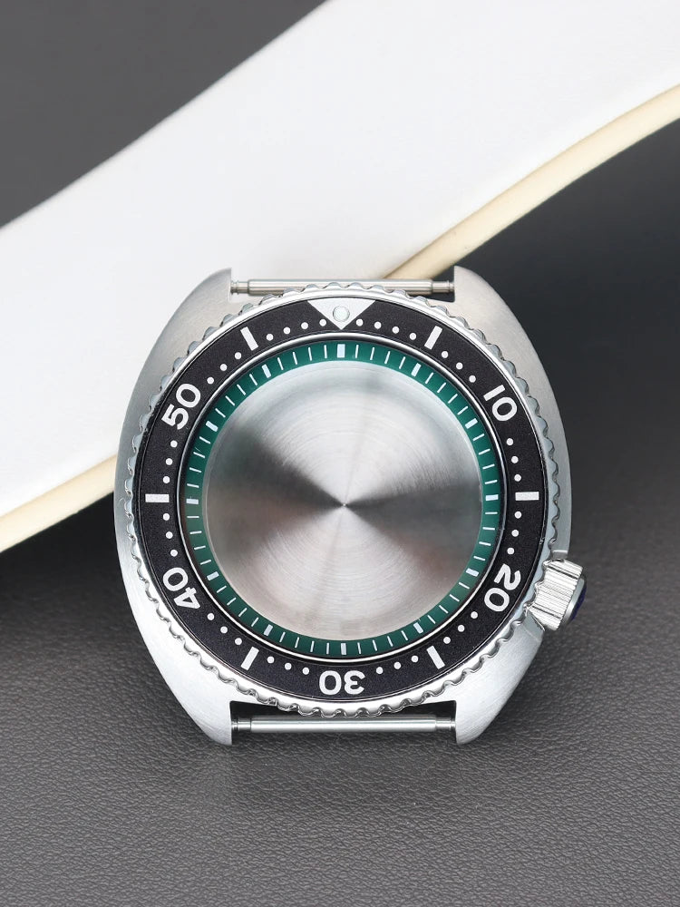 45mm Men's Watch nh35 Cases For NH35 NH36 Modified Abalone NH34 nh38 nh70 4R36 Movement 28.5mm Dial Sapphire Crystal Waterproof