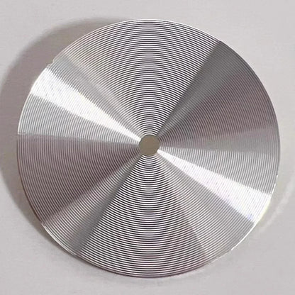 28.5mm Watch Dial No Calendar Window No Scale Watch Faces CD Texture Watch Accessories for NH35/NH36 Movement Repair Parts