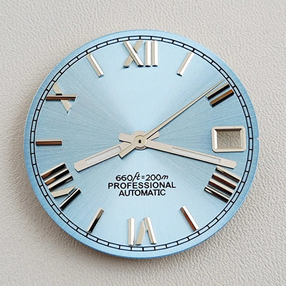 28.5mm NH35 dial Roman dial S Dial Modified Dial for NH35/NH36 Automatic Movement Watch accessories