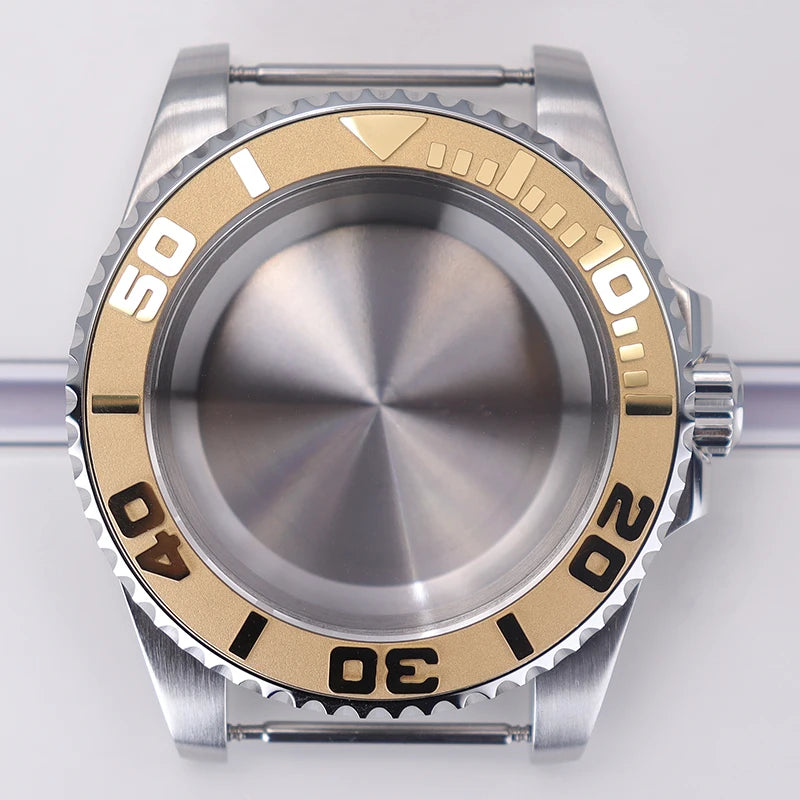 200M Diving Watch Case 40mm For Yacht-Master Seiko NH35 NH36 NH38/34 Miyota 8215 ETA2824 Movement Sapphire Glass 120clicks Bezel