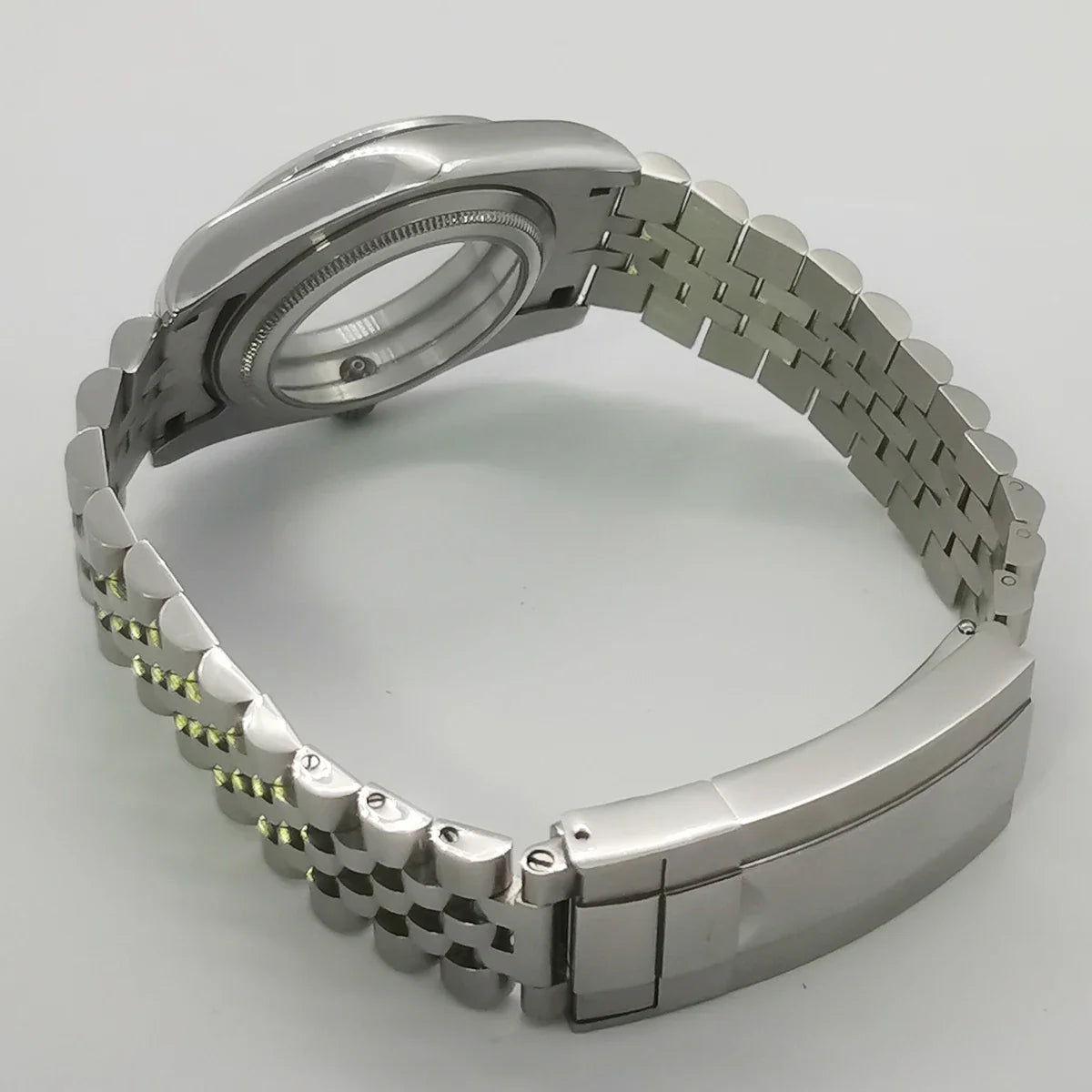 Rose Gold Fulted Watch Case Luxury 36mm/39mm Sapphire watch case Two Tone case 10BARS fit NH35 NH36 NH34 ETA2824 2836 Miyota8215 PT5000 DG2813 3804 movement