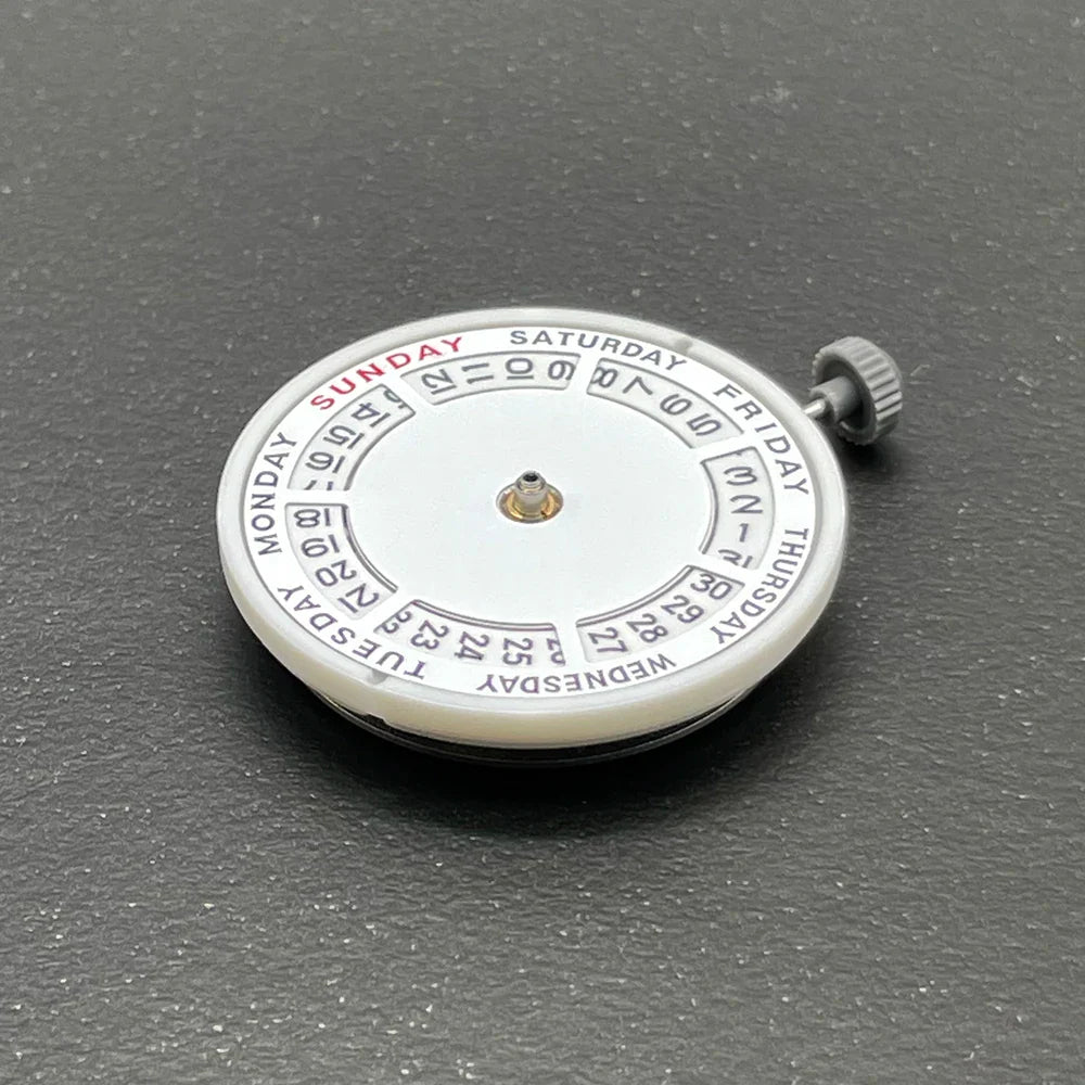 Genuine Miyota 8285 Automatic Mechanical Movement Mod Day-Date Watch Mechanism with Week at 12:00/Date at 3:00 O'clock 21 Jewels