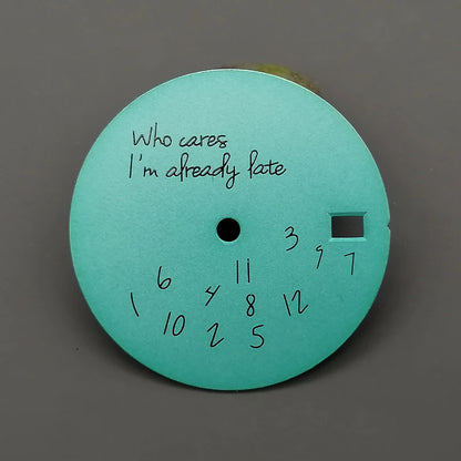 Dial 28.5mm DIY Watch Dial Fits NH35 NH36 Japan Movement SKX007 SKX009 SRPD Watch Case Dial Replace Parts