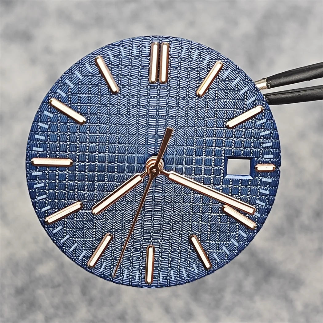 31.8mm Watch Dial + watch Hands complete set Green Luminous Dial Replacement Accessories for NH35 Movement Watch Repair Parts