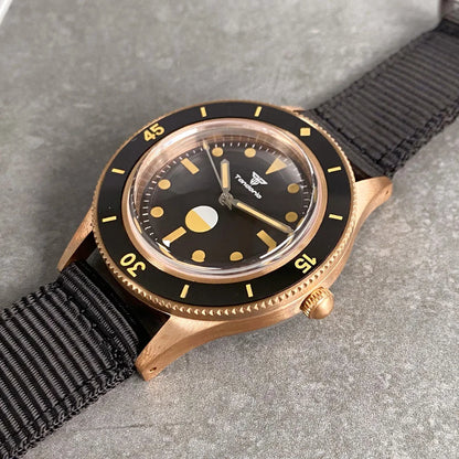 Tandorio 50 fathoms CUSN8 Bronze Diver TD234 40mm NH35 PT5000 Domed Sapphire 20ATM