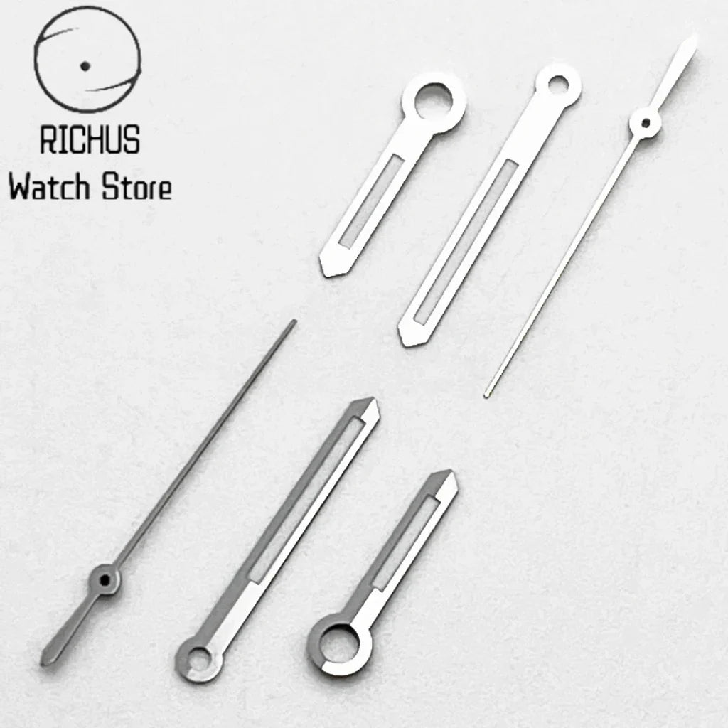 NH35 Hands Silver/Blue Watch Hands Fit NH35 NH36 PT5000 ETA2836 2824 DG2813 3804 Miyota8215 8205 821A Movement Watch Accessories