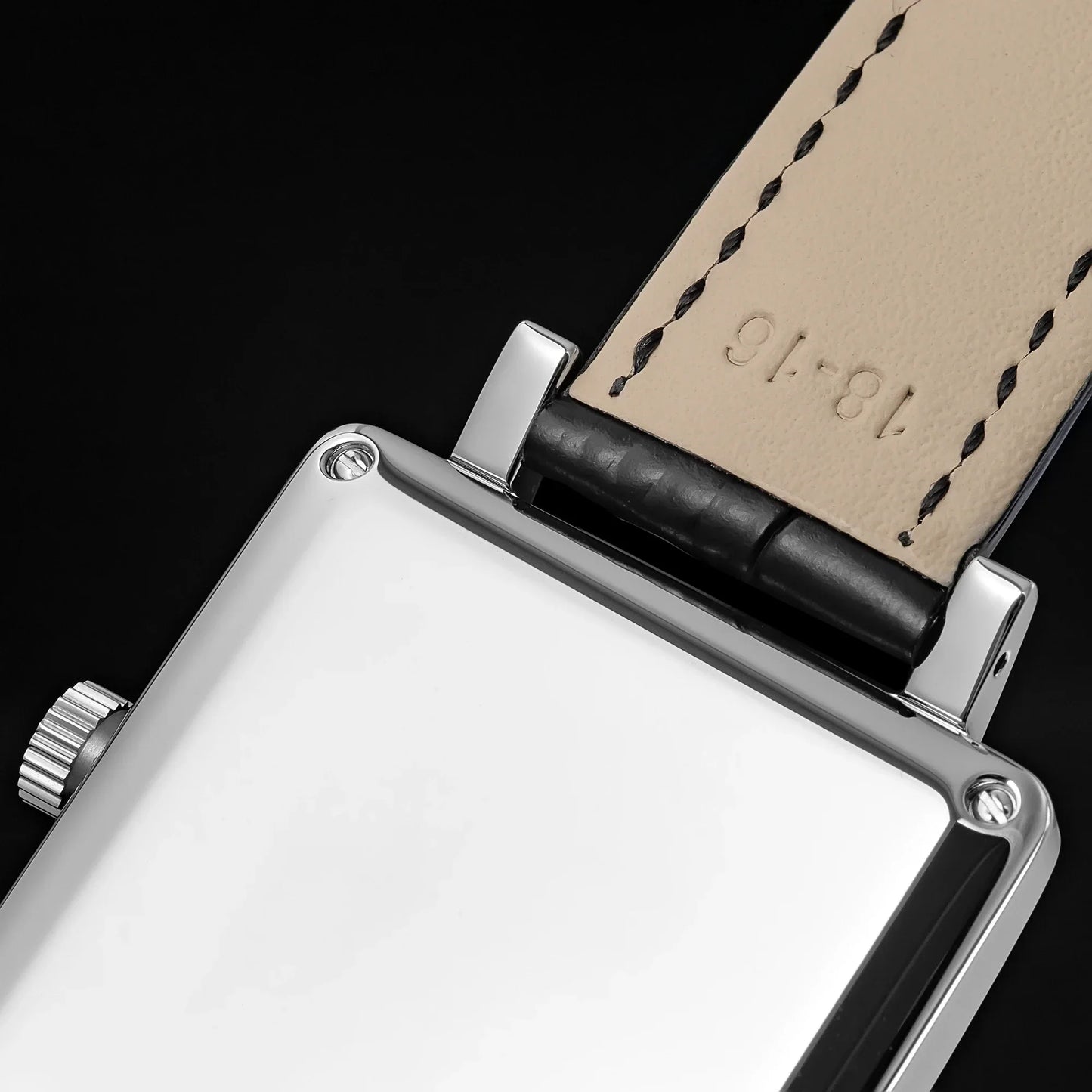 THORN T016 Square Watch 34MM PT5000 Dress Sapphire Pot lid Bubble Mirror 5ATM Fashion