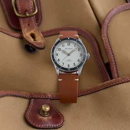 Baltany 38MM Military Watch Men  S2076 NH38 Automation Stainless Steels 100m Waterproof Vintage Khaki Aviation Homage Watch