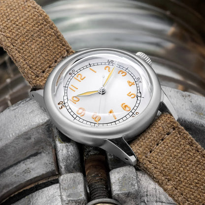 THORN SHY040 A11 Titanium Pilot Watch Military Retro NH35 AR Sapphire Luminous bullet in the back