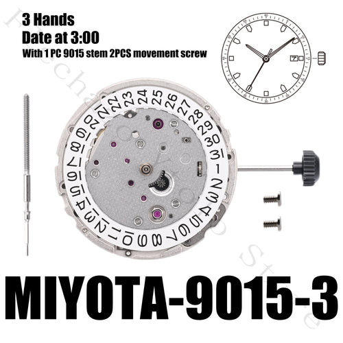 Genuine 9015 Movement Japanese Miyota 9015 Movement