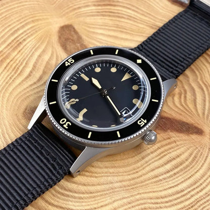 Tandorio Fifty FATHOMS Diver TD223 20bar NH35 PT5000 Sapphire 40mm