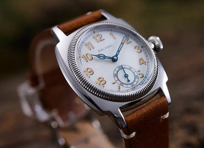 Baltany 1926 Vintage Dress Wristwatches S4036 Square Case Sub Seconds Luminou 20ATM Stainless Steel Automatic Mechanical Watches