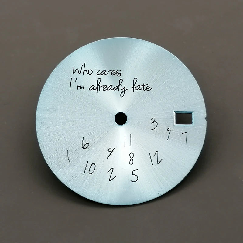 Dial 28.5mm DIY Watch Dial Fits NH35 NH36 Japan Movement SKX007 SKX009 SRPD Watch Case Dial Replace Parts