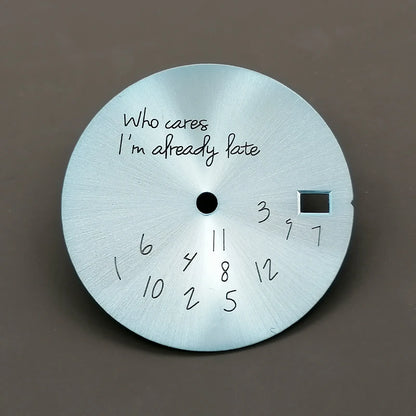 Dial 28.5mm DIY Watch Dial Fits NH35 NH36 Japan Movement SKX007 SKX009 SRPD Watch Case Dial Replace Parts