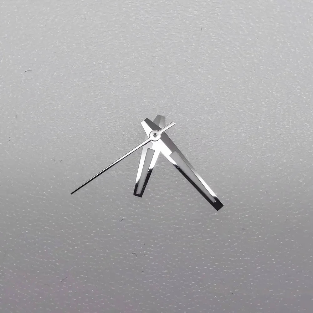 Green Luminous Watch Hands with Red/blue Second Needle for Men's Watch Replacement Accessories Fit NH35/NH36/4R Movement