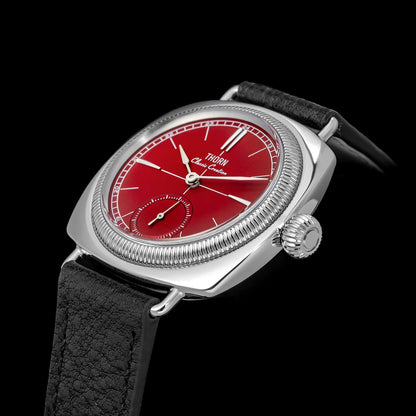 THORN T017 Square pillow-shaped 36mm Pilot couple wristwatch VD78 quartz Double Domed Sapphire 10Bar