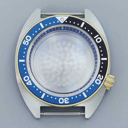 41mm NH35 Watch Case Stainless Steel Accessories For NH35 NH34 Mod Abalone NH36 NH70 Movement 28.5mm Dial Sapphire Crystal Glass