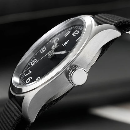 Militado ML08 Military Watch VH31 Quartz Movement Double Sapphire C3 BGW9 Luminous 10Bar Explorer