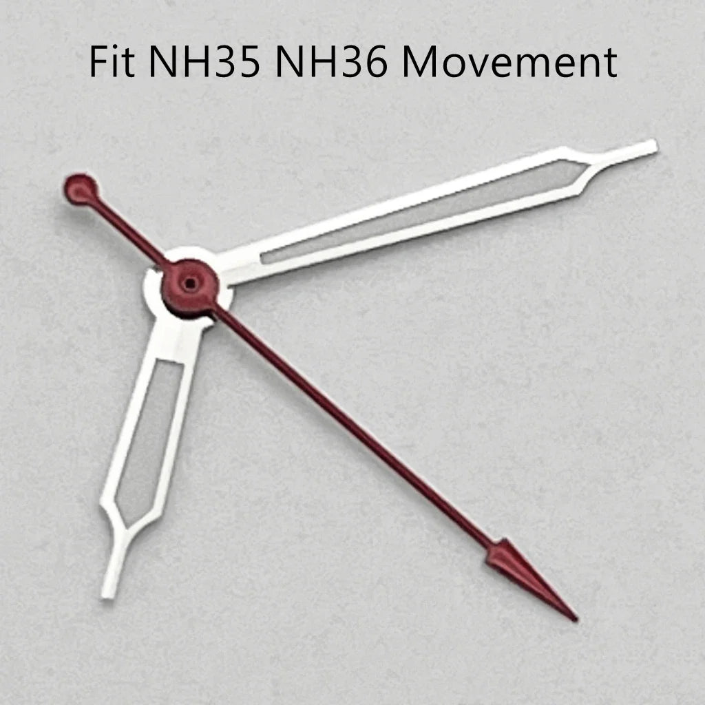NH35 Hands Silver/Blue Watch Hands Fit NH35 NH36 PT5000 ETA2836 2824 DG2813 3804 Miyota8215 8205 821A Movement Watch Accessories