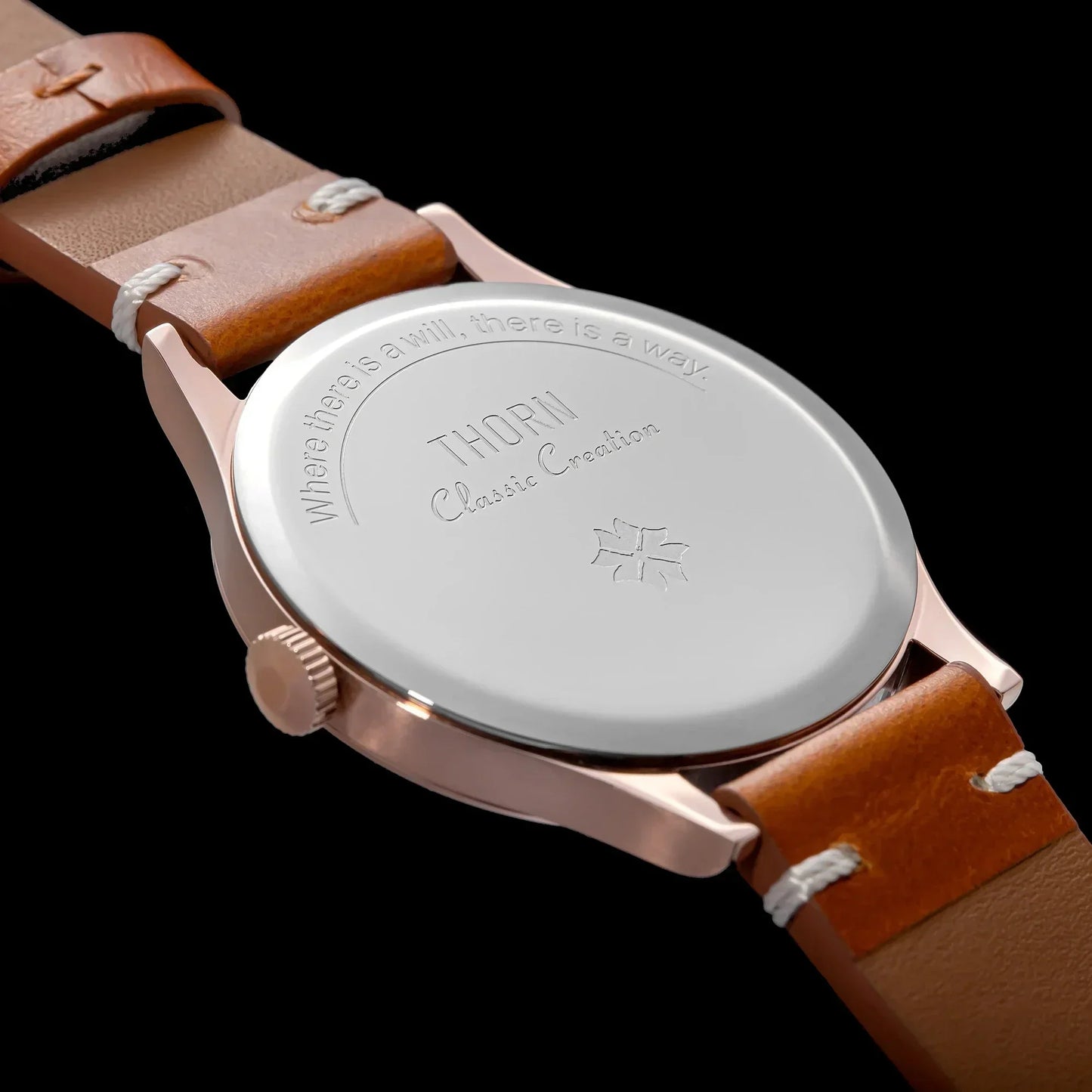 THORN Too1  quartz Sub Second Watch 37mm Case 3ATM AR Sapphire Pilot