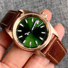Tandorio Bronze Pilot Watch TD147R 20ATM 36mm Wine Red Dial NH35ASapphire Crystal
