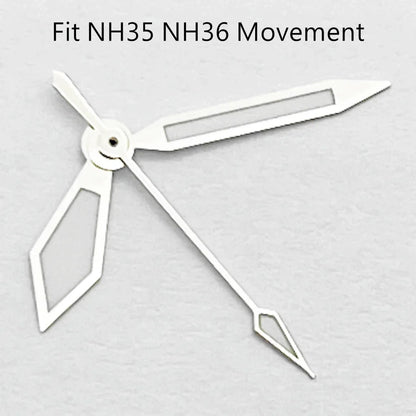 RICHUS NH35 Silver Watch Hands Fit NH35 NH36 PT5000 ETA2836 2824 DG2813 3804 Miyota8215 8205 821A Movement Watch Accessories