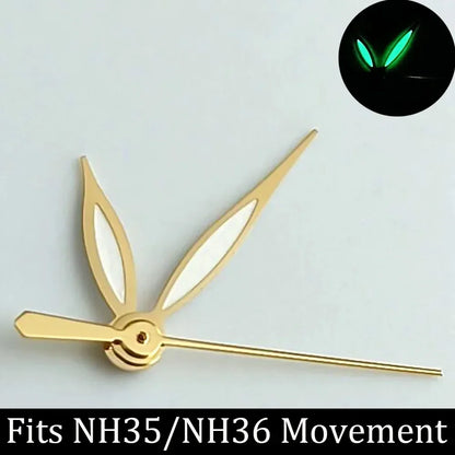 high-quality Watch accessories watch pointer NH series 35 NH36 hands green  luminous suitable for N H35/ NH36 movement