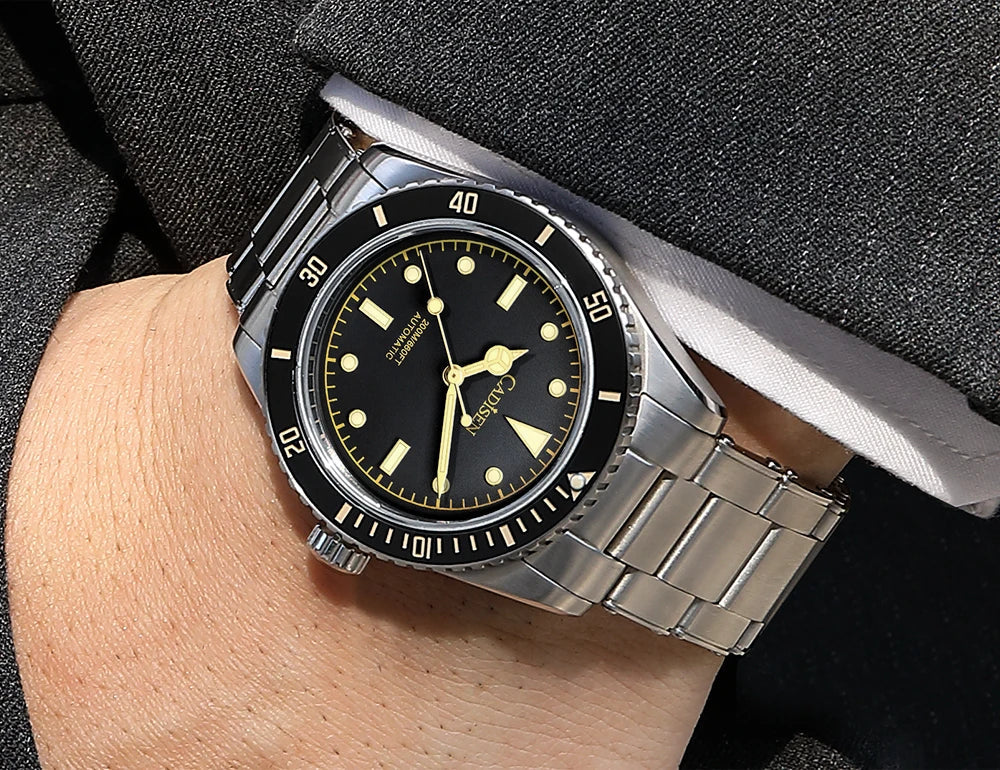 CADISEN C8206 BB58 Mod 38mm Diver NH35 Mechanical Sapphire 20 Bar Sapphire