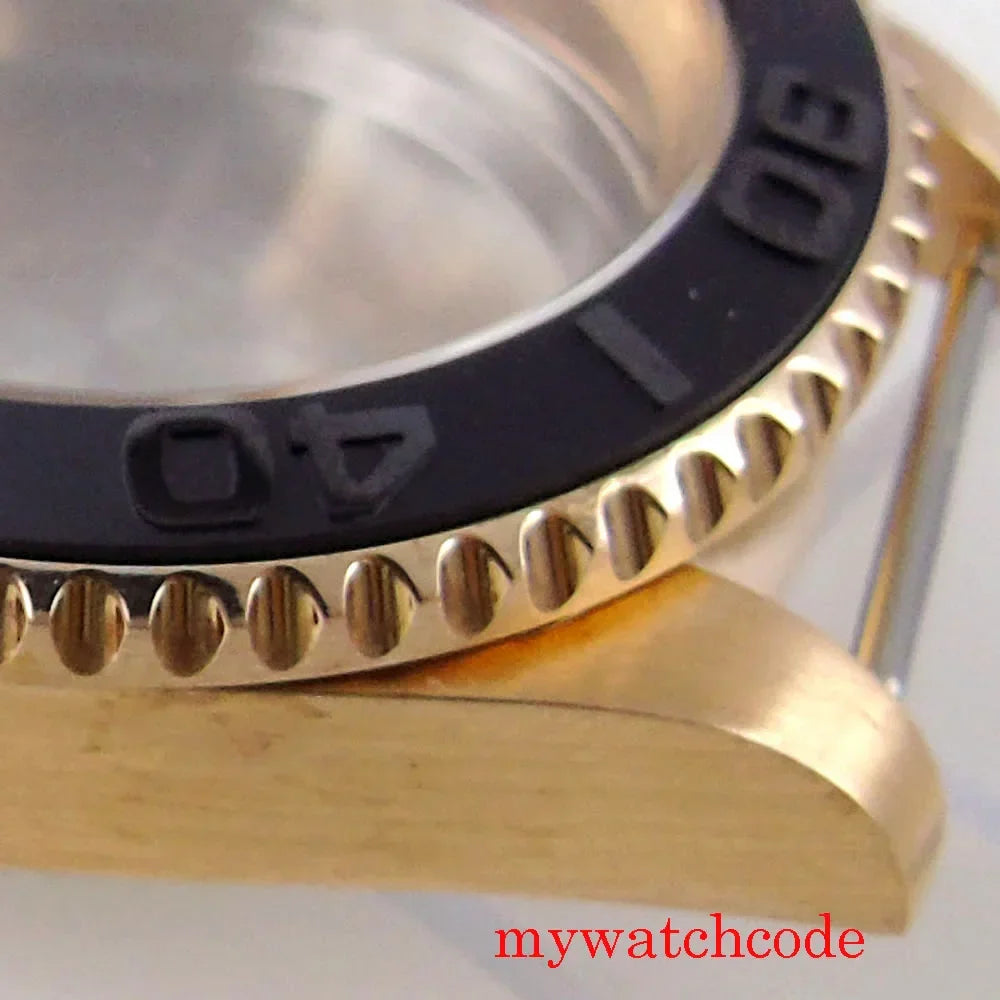 40mm CUSN8 Bronze Case 200M Waterproof Dive SUB Water Ghost Watch Case for NH34 NH35 NH36 NH38 NH39 NH70 NH72 ETA2824 PT5000 Bronze Insert