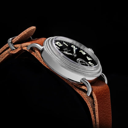 THORN T013 36mm Vintage Pilot Watch ST1700 Manual winding Sub Second Swiss luminous Sapphire