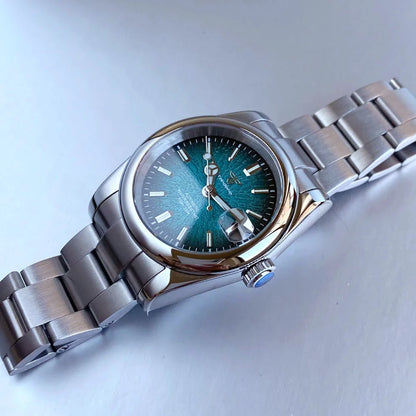 Explorer Watch Tandorio TD110T 36/39mm Teacup Pattern Date Luminous  Sapphire 10bar Dress