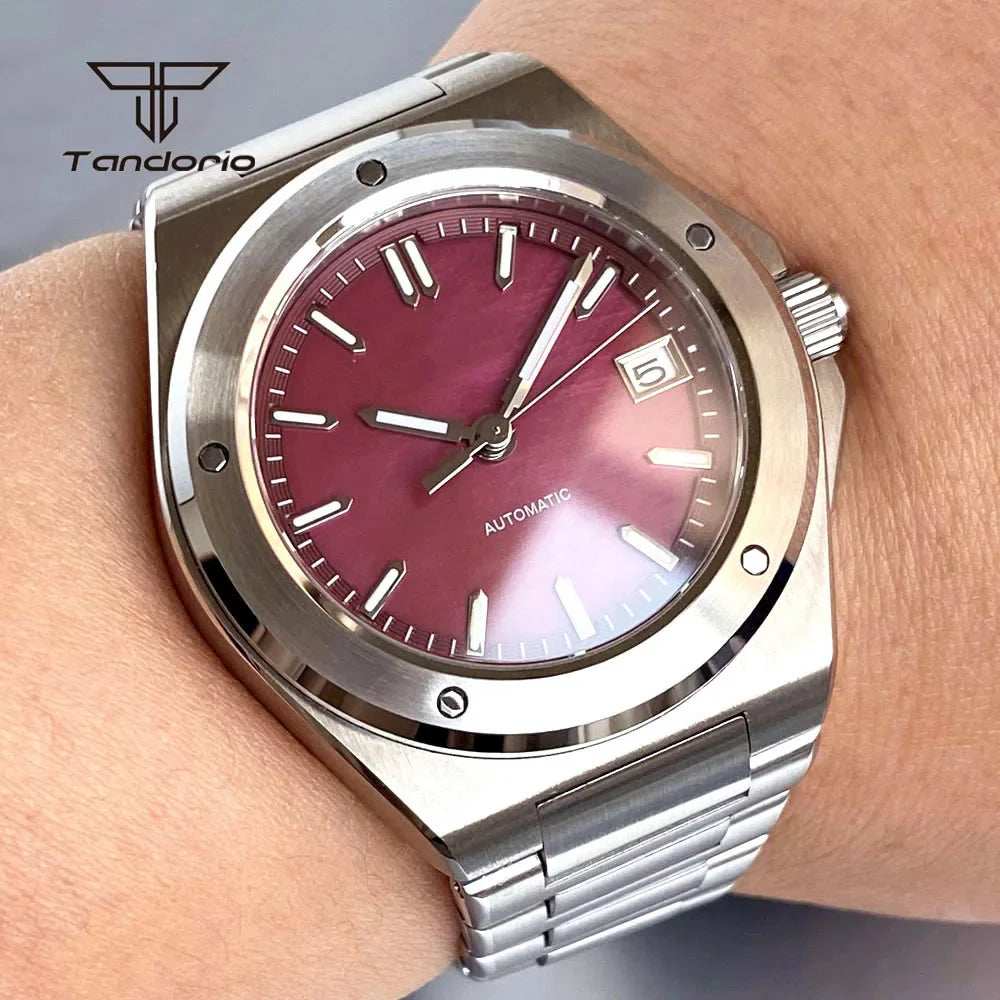 Tandorio Engineer Watch TD331  NH35 Sapphire 40mm Business 20bar