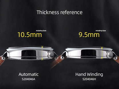 Baltany  Dress Watches Man S4046 1921 Sub-second Homage ST1701 Stainless Steels Classic Square Case Vintage Mechanical Watch