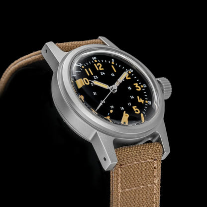 THORN SHY043 36mm  NH35 Automatic Retro Field Military Watch C3 Luminous 10bar