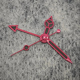 28.5mm NH34 Watch Dial + 4 Pointer Set GMT Mechanical Accessories SUB Watch Dial Modification Parts for NH34 and NH35 Movements