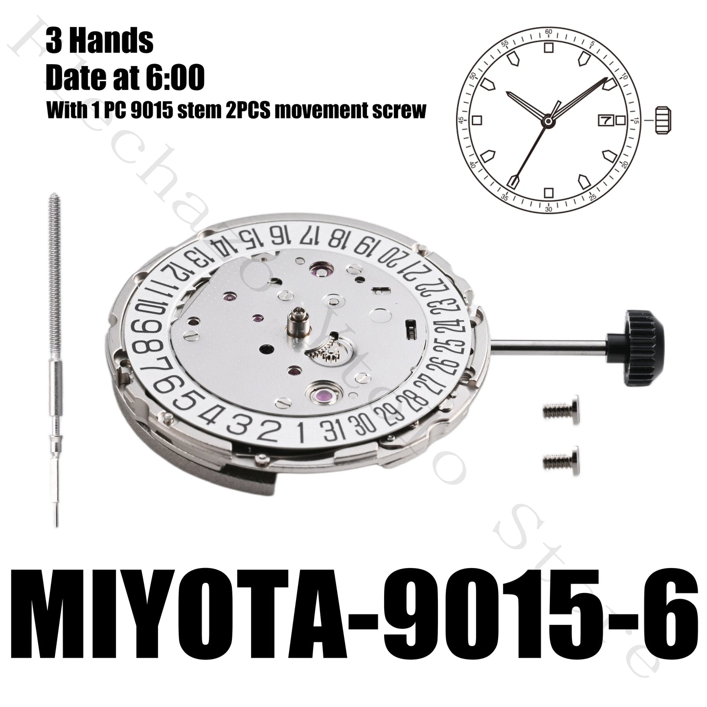 Genuine 9015 Movement Japanese Miyota 9015 Movement