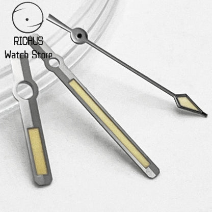 NH35 Watch Hands Green Luminous Gun Color Hands Fit NH35 NH36 Automatic Movement Watch Accessories