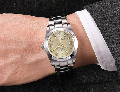 Cadisen C8213 Oyster Watch 36MM NH35 AR Sapphire BGW9 Lume 100M Waterproof