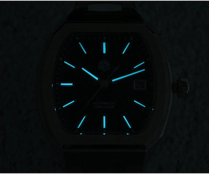 San Martin Dress Watch SN0145 39.5mm Tonneau Luxury Mineral Dial  PT5000 SW200 Automatic AR Sapphire Luminous
