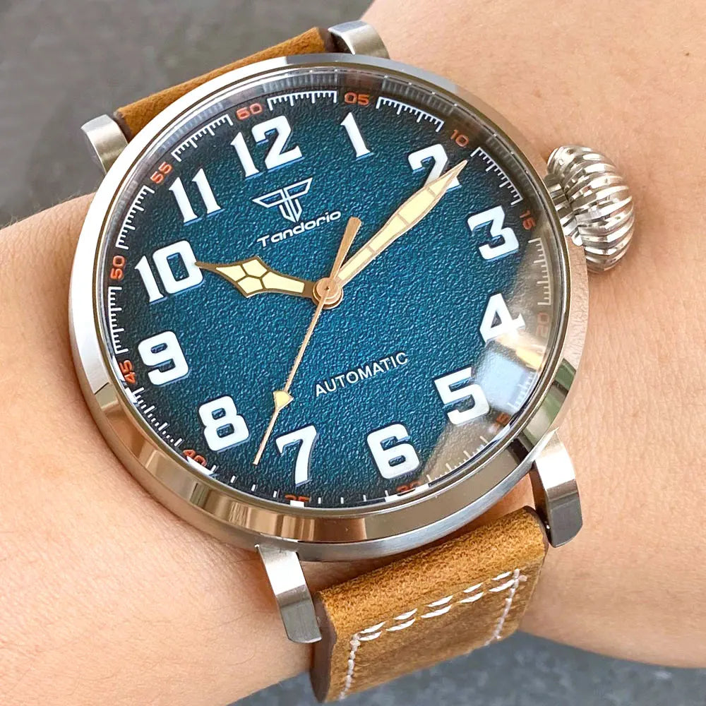 Tandorio TD125B NH35 / PT5000 47mm Big Face 10ATM CUSN8 Solid Bronze  Sapphire